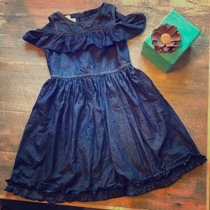 Chasing Fireflies Girl’s Blue Denim Dress in EUC